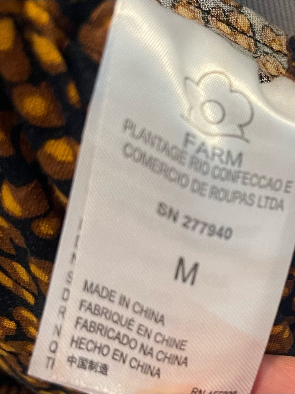 FARM Rio Brown Floral-Embroidered Sleeve Maxi Dress - Picture 5 of 6